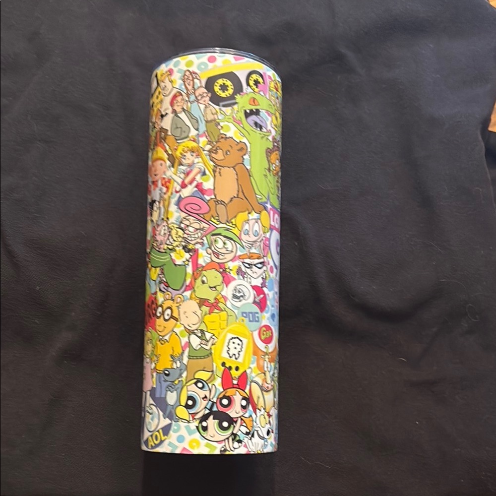 Colorful Cartoon Character Tumbler